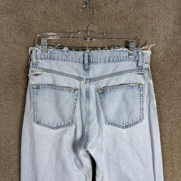 Reformation Jeans Womens 26 Casey Relaxed Mid Rise Straight Button Fly Denim - Picture 11 of 15